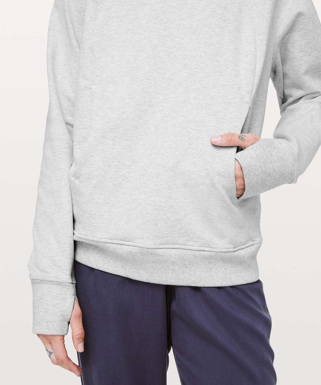 Lululemon Scuba Pullover - Heathered Vapor