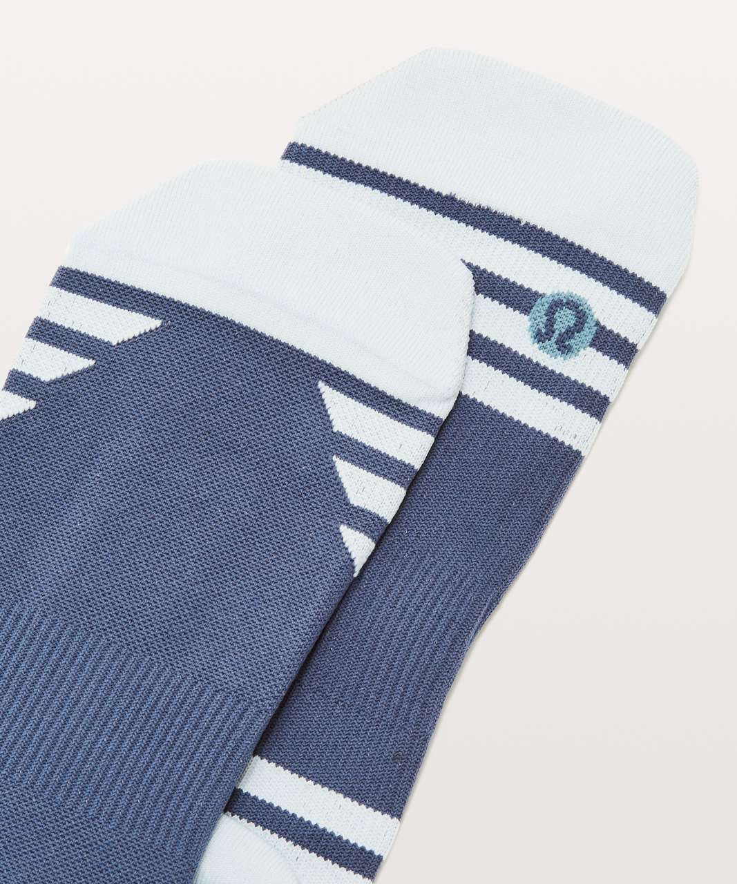 Lululemon Light Speed Sock *Silver - Thunder Blue / Windmill