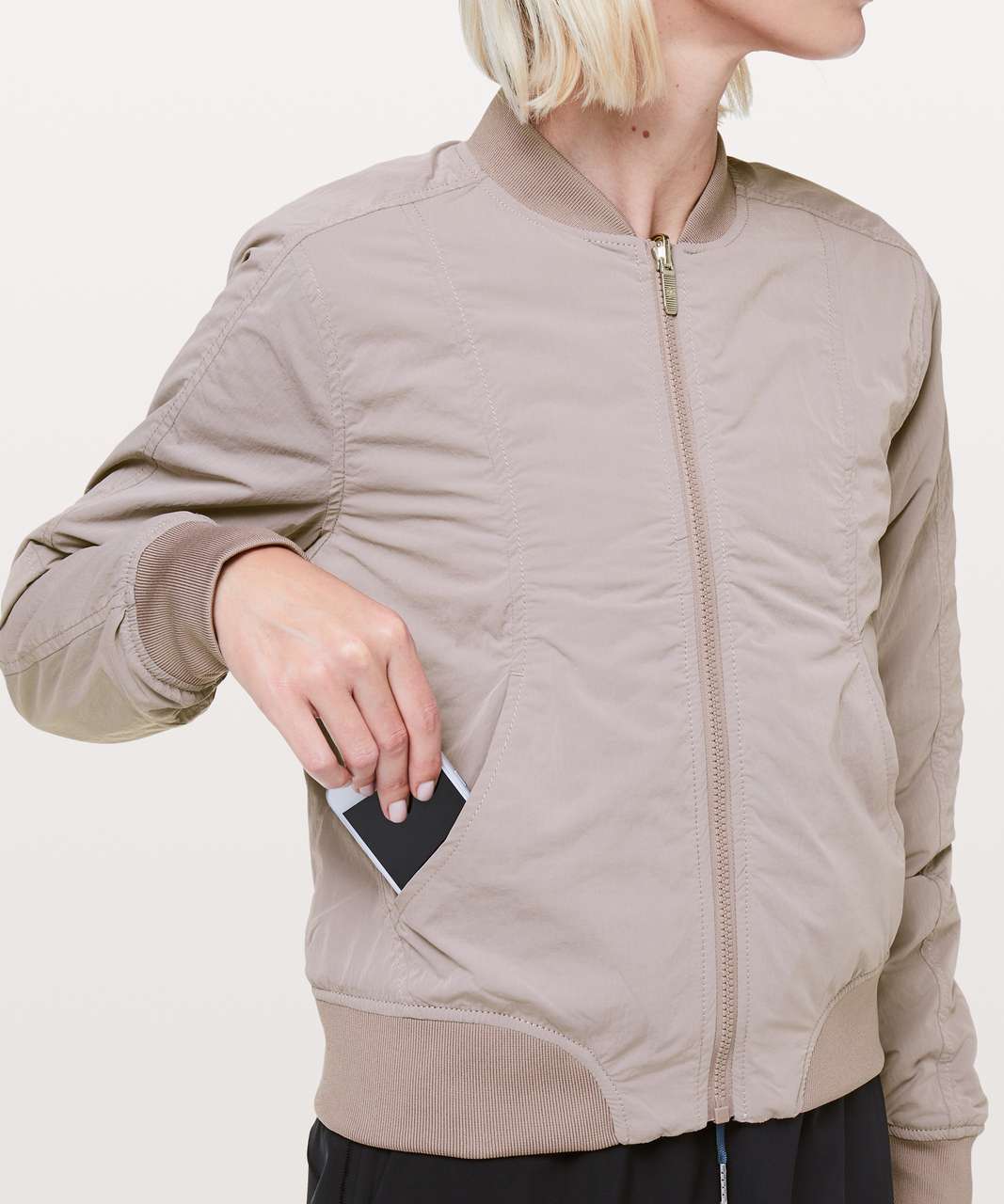 Lululemon Flip It & Reverse It Jacket - Smoky Blush / Smoky Blush