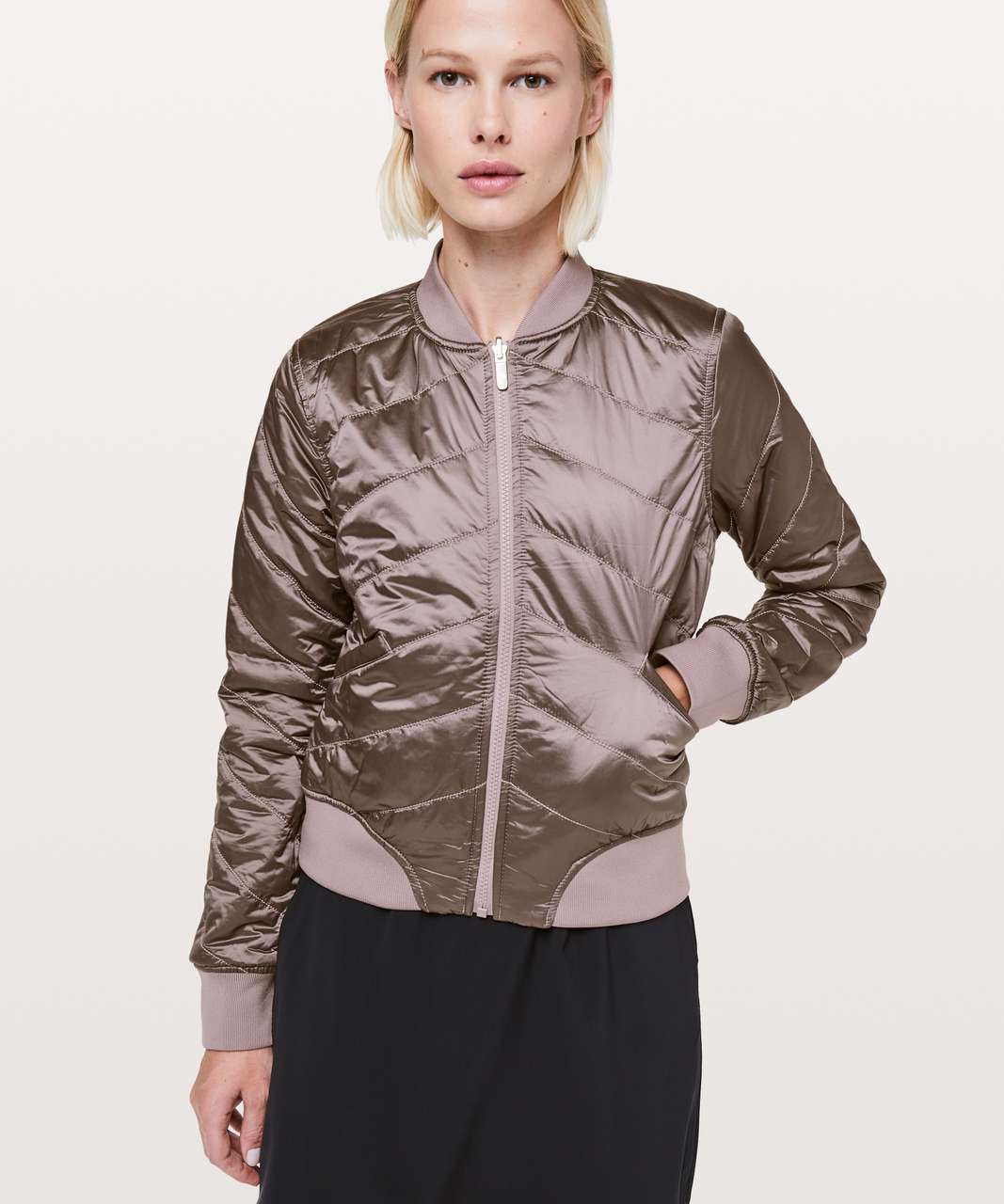 Lululemon Flip It & Reverse It Jacket - Smoky Blush / Smoky Blush