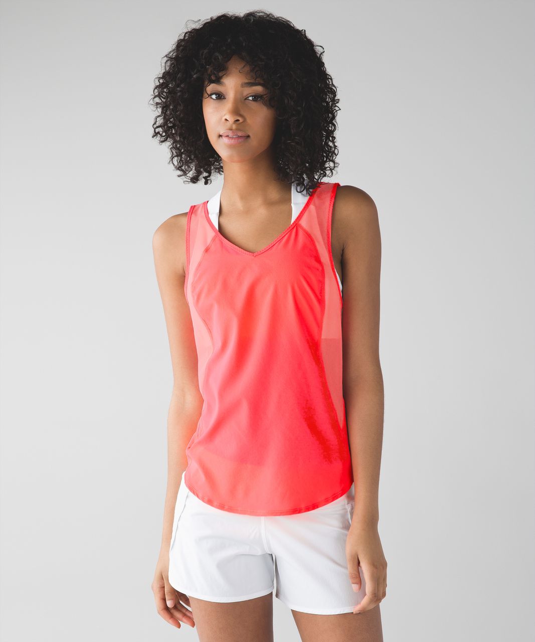 Lululemon Run With The Sun Tank - Flash Light