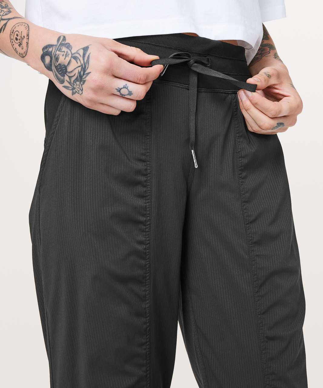 black dance joggers