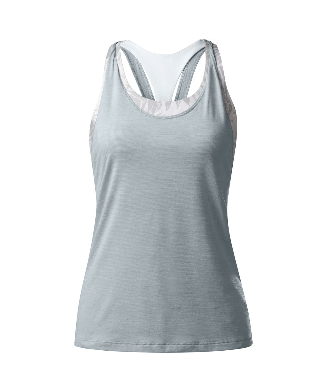 Lululemon Twist and Toil Tank - Heathered Black / Black - lulu