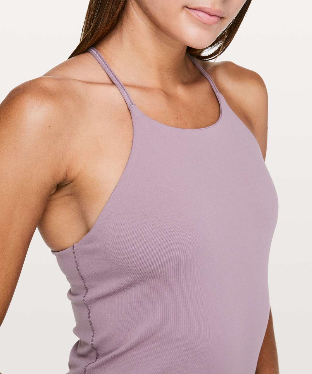 Lululemon Sun Setter Tank *Light Luon - Dusty Mauve