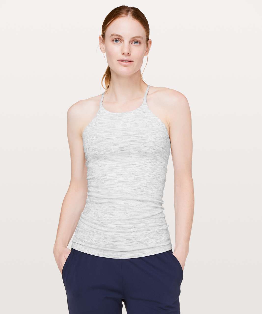 Lululemon Sun Setter Tank *Light Luon - Wee Are From Space Nimbus Battleship