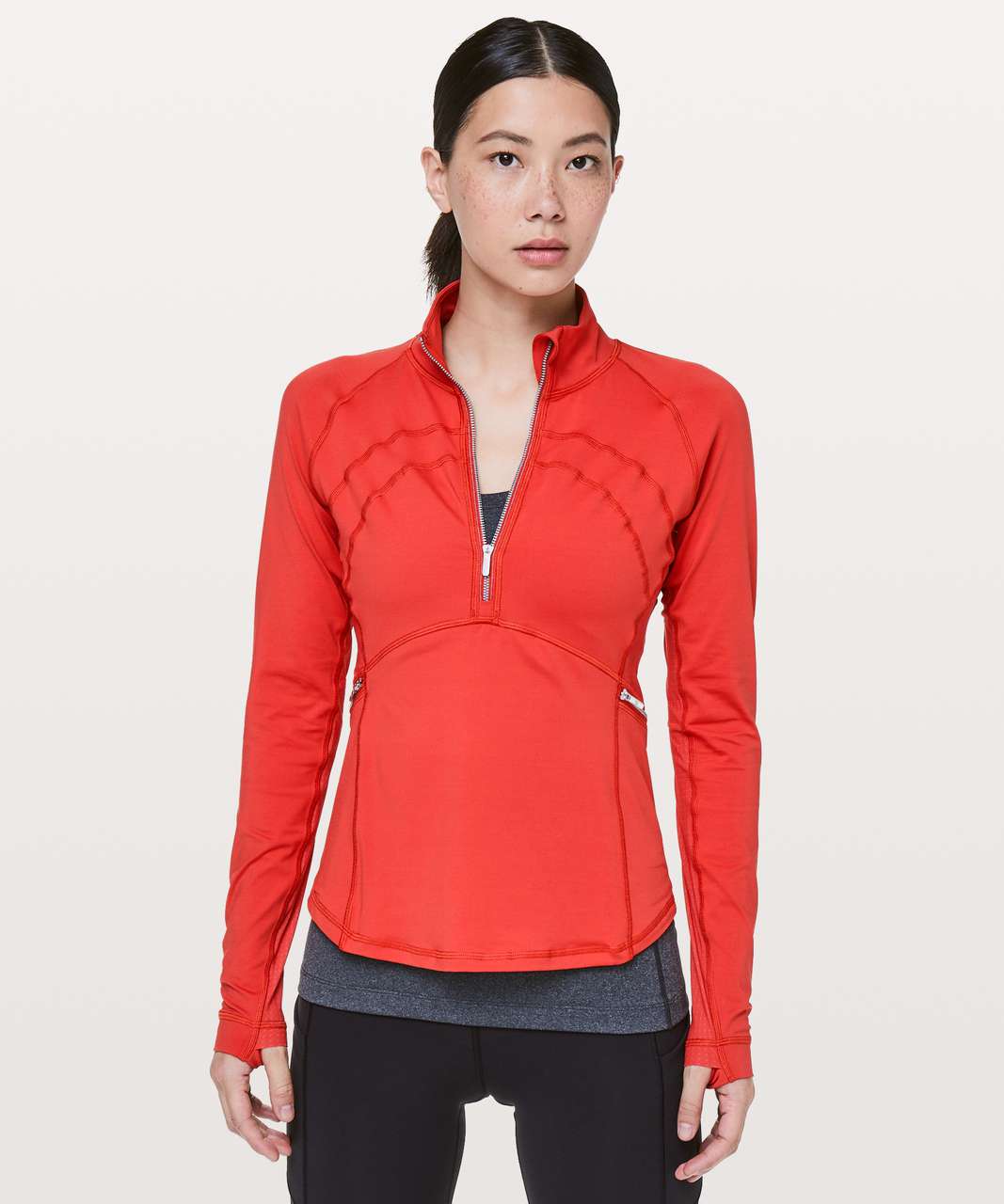 Lululemon Front Of The Pack 1/2 Zip - Aries - lulu fanatics