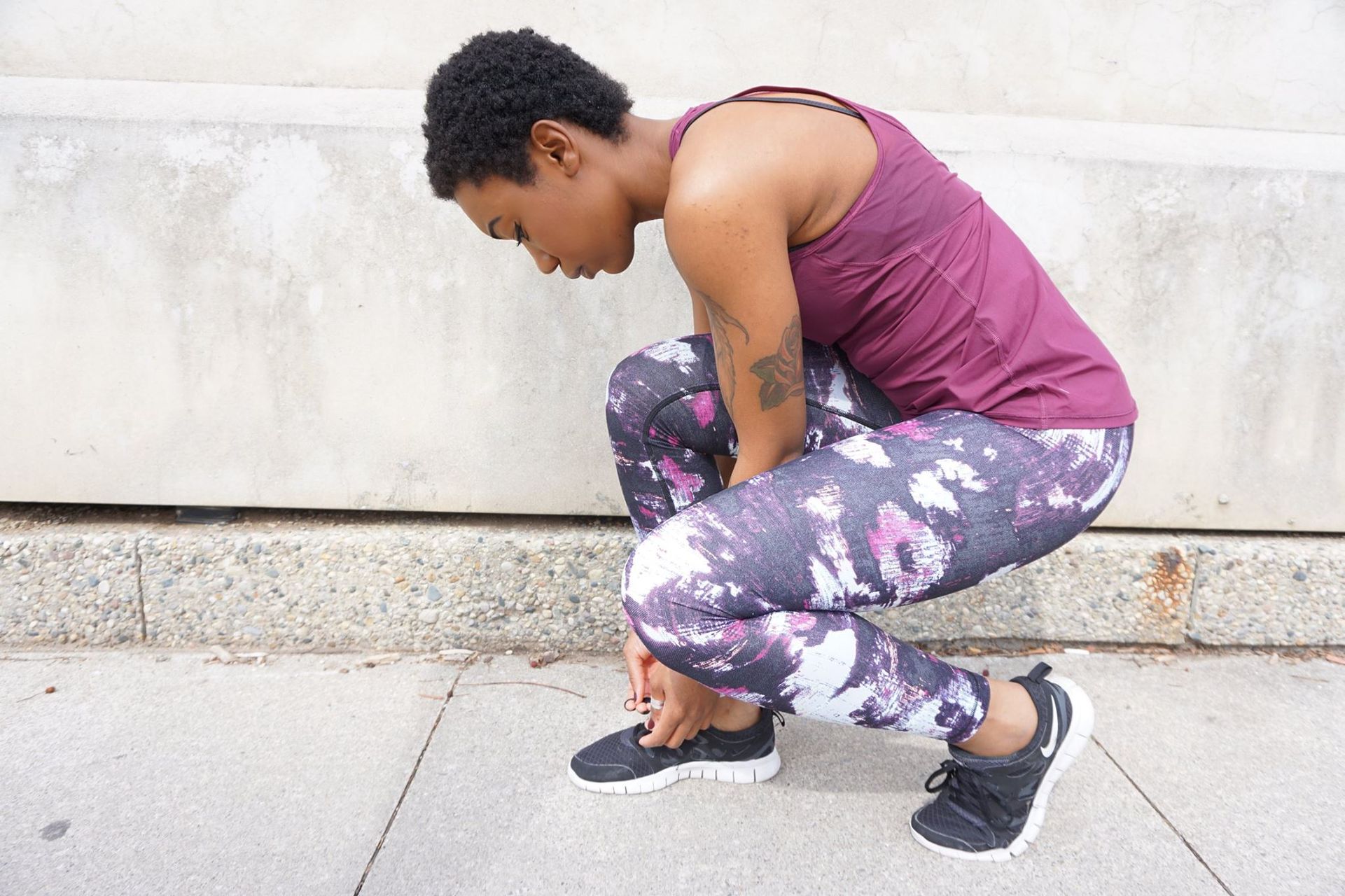 Lululemon Tranquil Tank - Red Grape