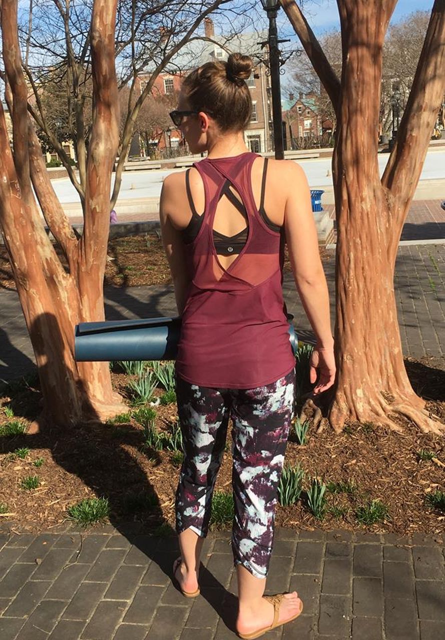 Lululemon Tranquil Tank - Red Grape