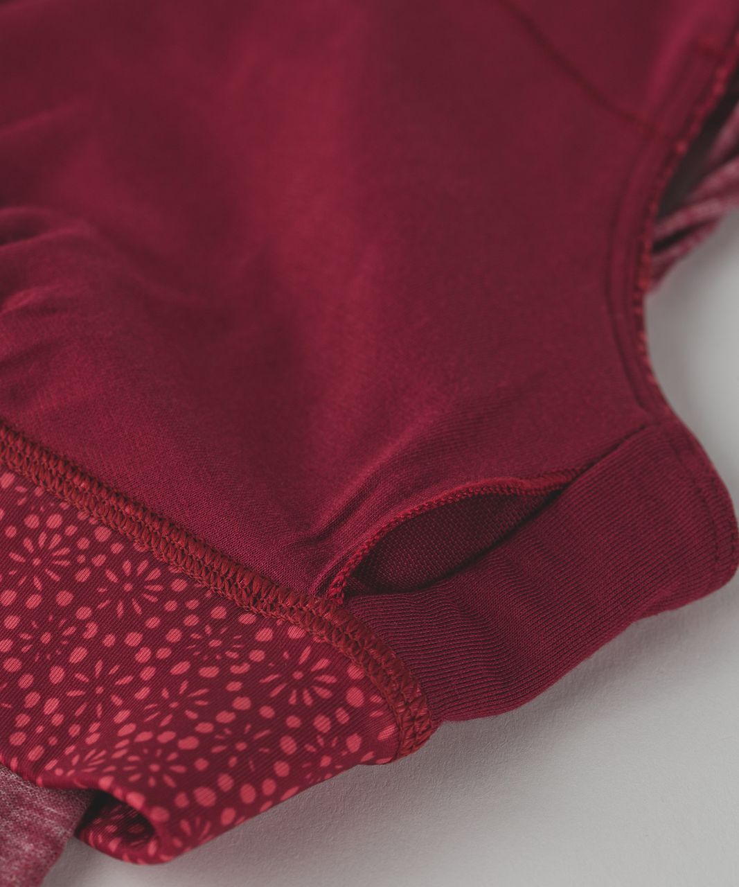 Lululemon Twist and Toil Tank - Heathered Rosewood / Freckle Flower Fireside Red Rosewood