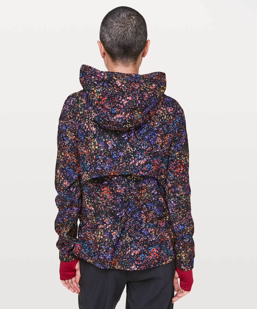 Lululemon Seawheeze Pack It Up Rare Jacket Multi Lego Print RRSH‎ W4AVBS 8