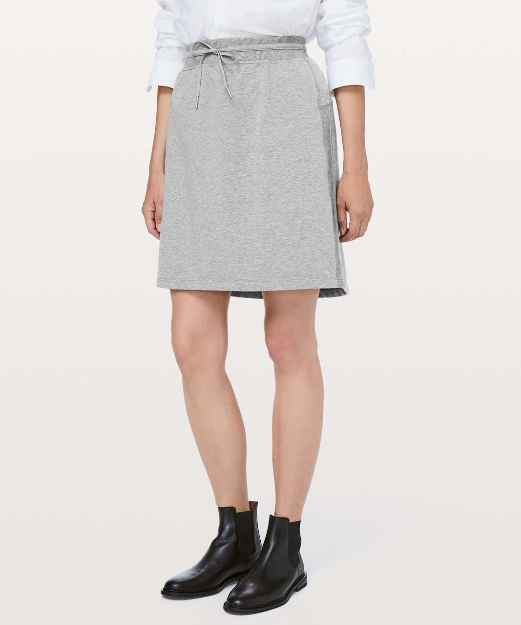Lululemon Start Anew Skirt *21" - Heathered Medium Grey