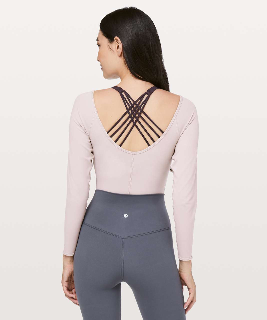 LULULEMON ATHLETICA SMOKEY BLUSH UNDERNEATH IT ALL BODYSUIT (L) NWT $68