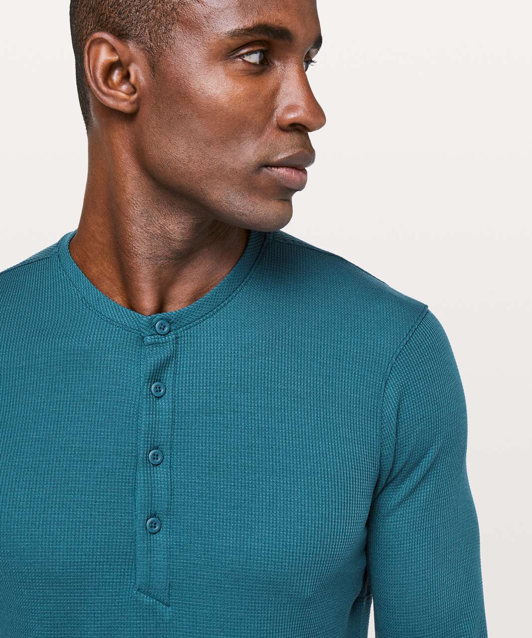 Lululemon Shift Stitch Henley - Poseidon