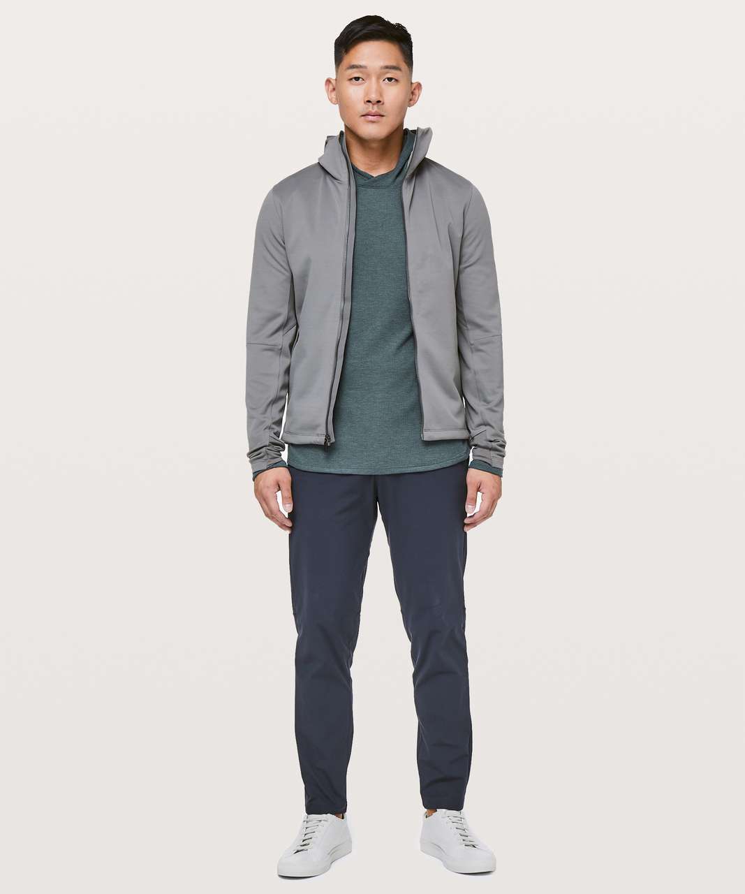 Lululemon Shift Stitch Hoodie - Heathered Gravity