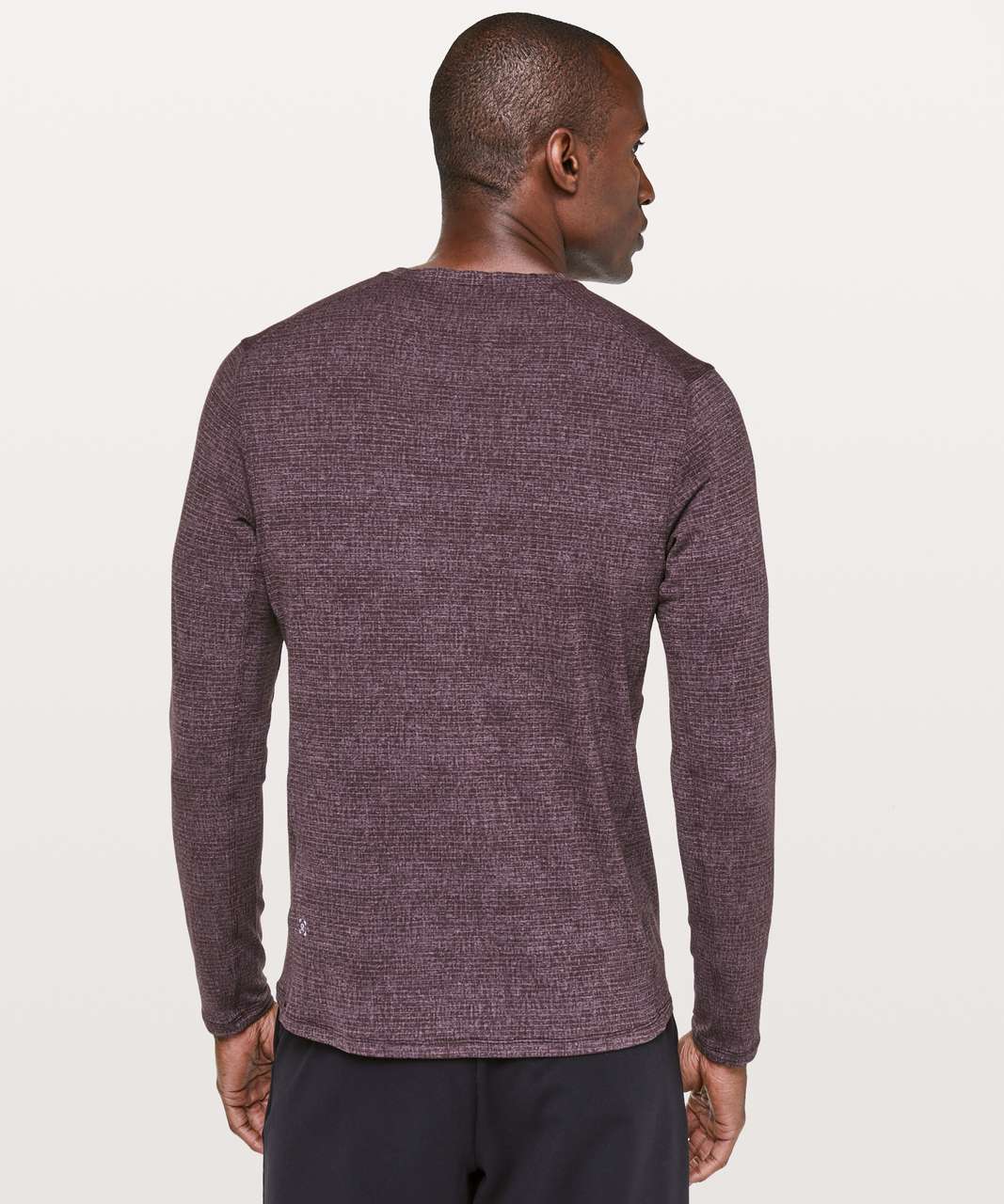 Lululemon In Mind Long Sleeve - Heathered Black Plum