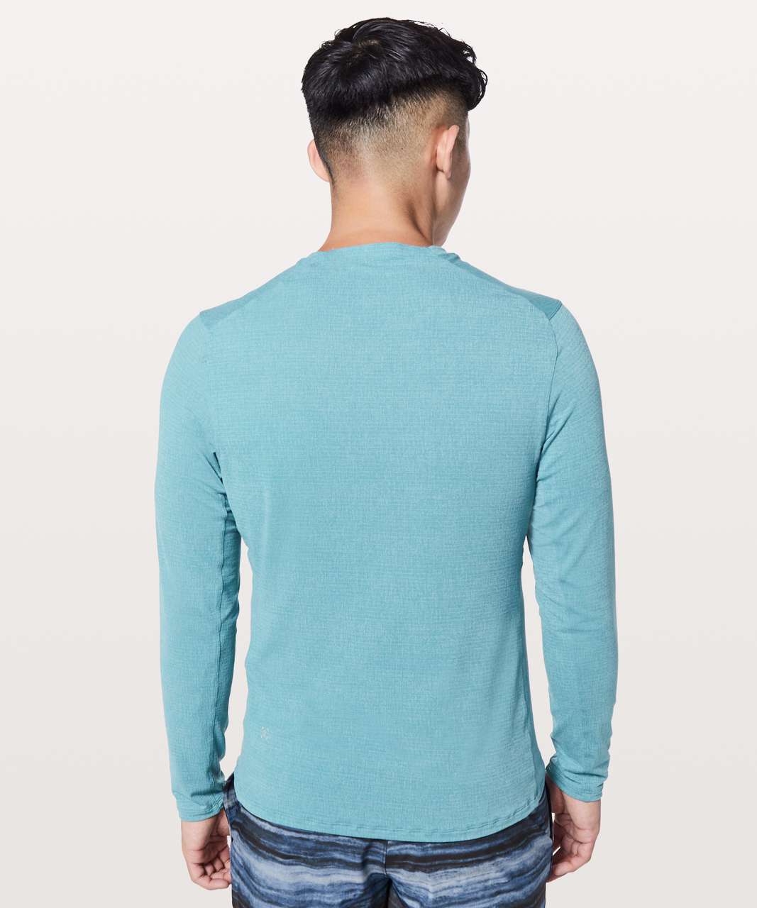 Lululemon In Mind Long Sleeve - Heathered Pacific Breeze