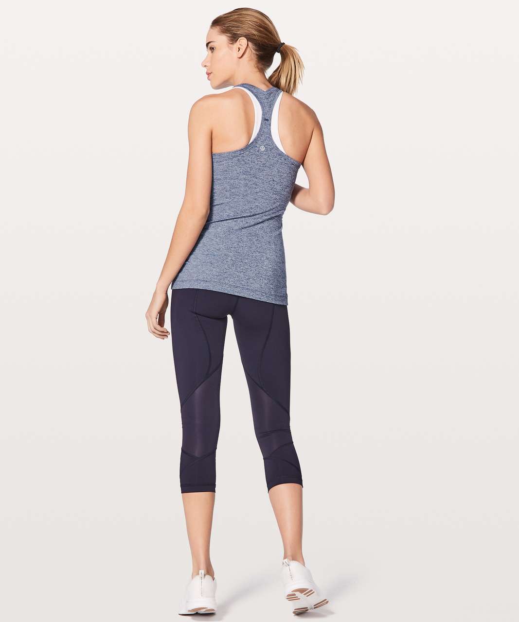 Lululemon Cool Racerback II - Heathered Hero Blue