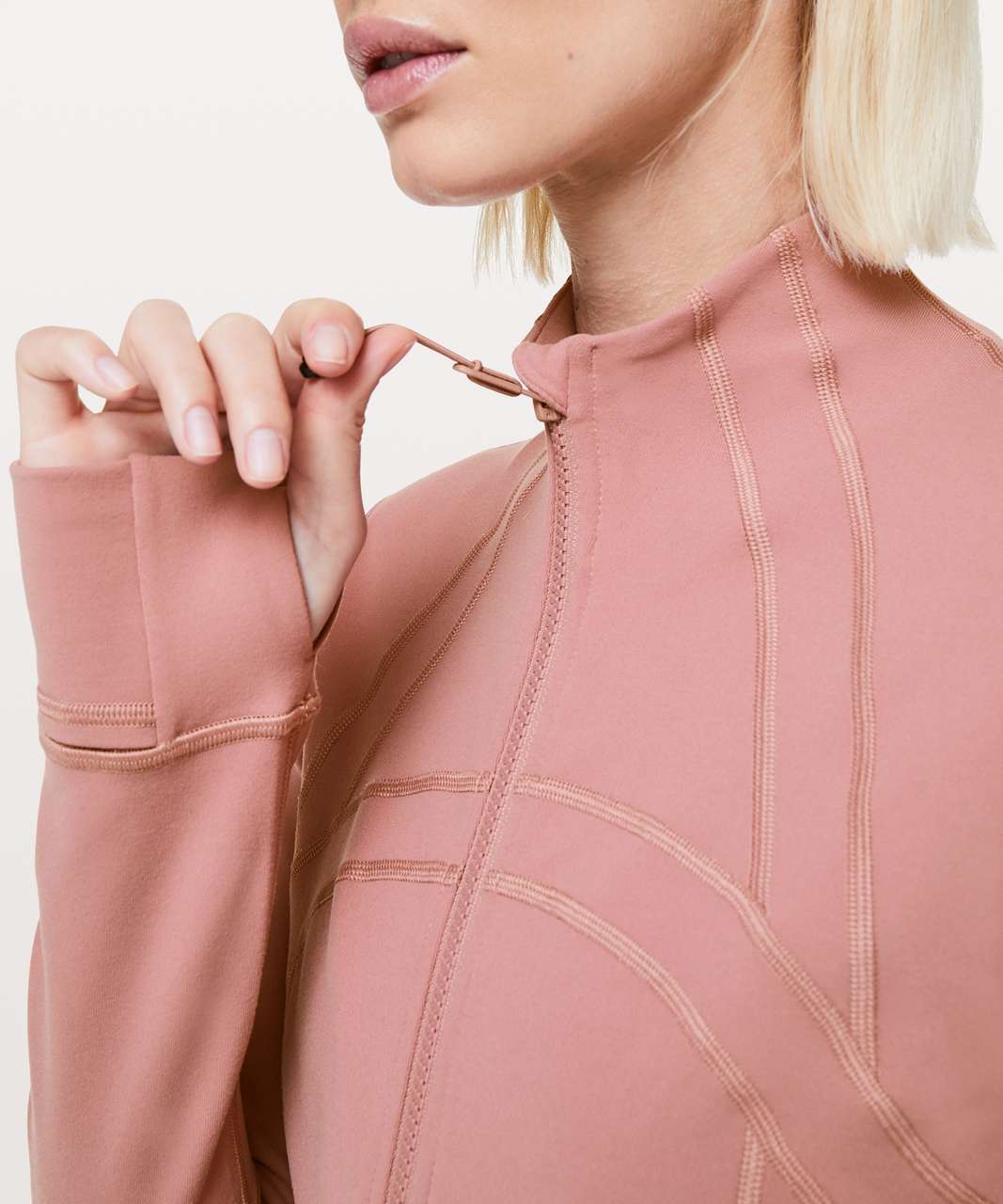 Define Jacket (Quicksand Pink) & Align Bra (White Reversible) : r/lululemon