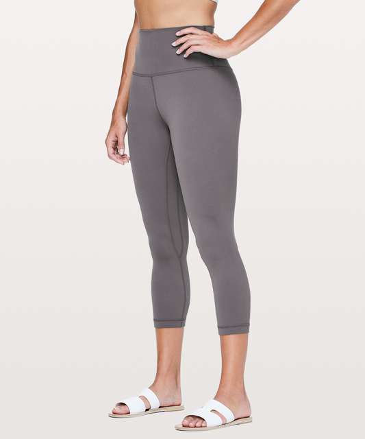 Lululemon Align Crop *21 - Grey Sage - lulu fanatics