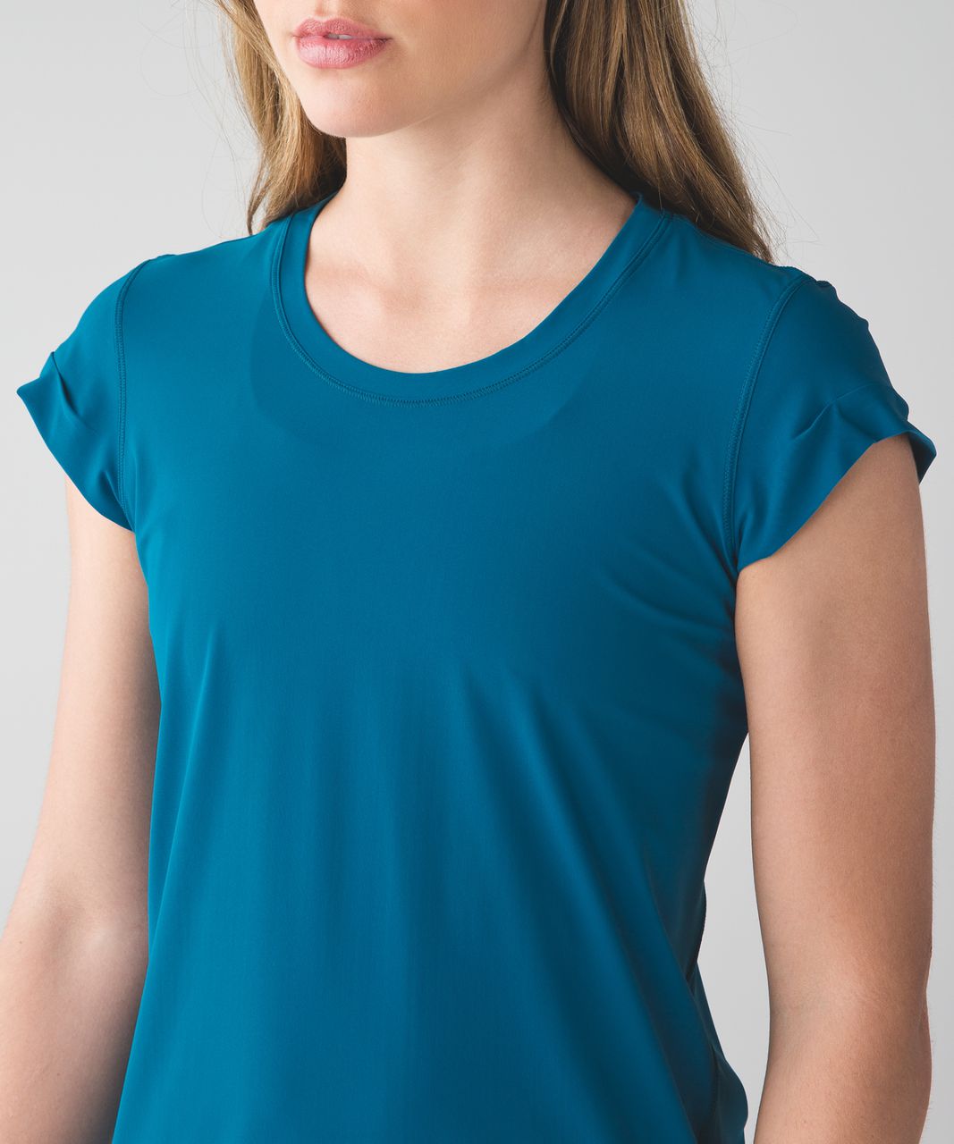 Lululemon Sunaway Runaway Short Sleeve - Tofino Teal