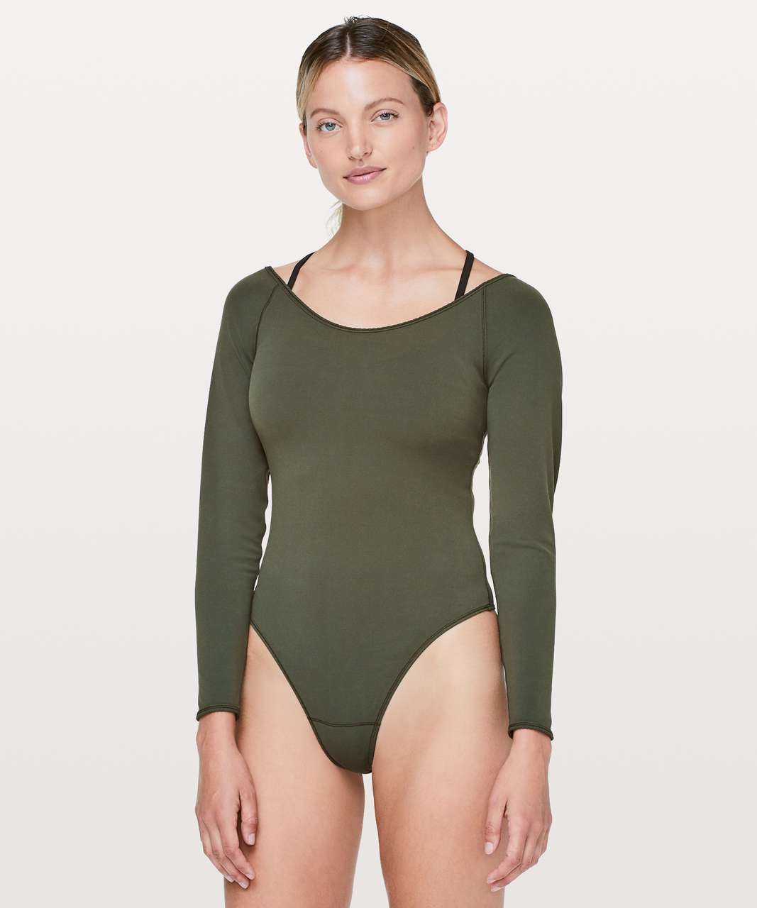 NWOT Sold Out! Rare Lululemon Full Freedom Bodysuit Smoky Blush 4 Leotard  Nulu