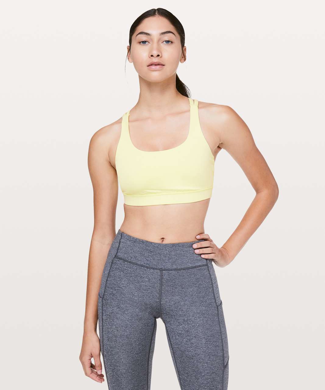 Lululemon Energy Bra - Lemon Ice