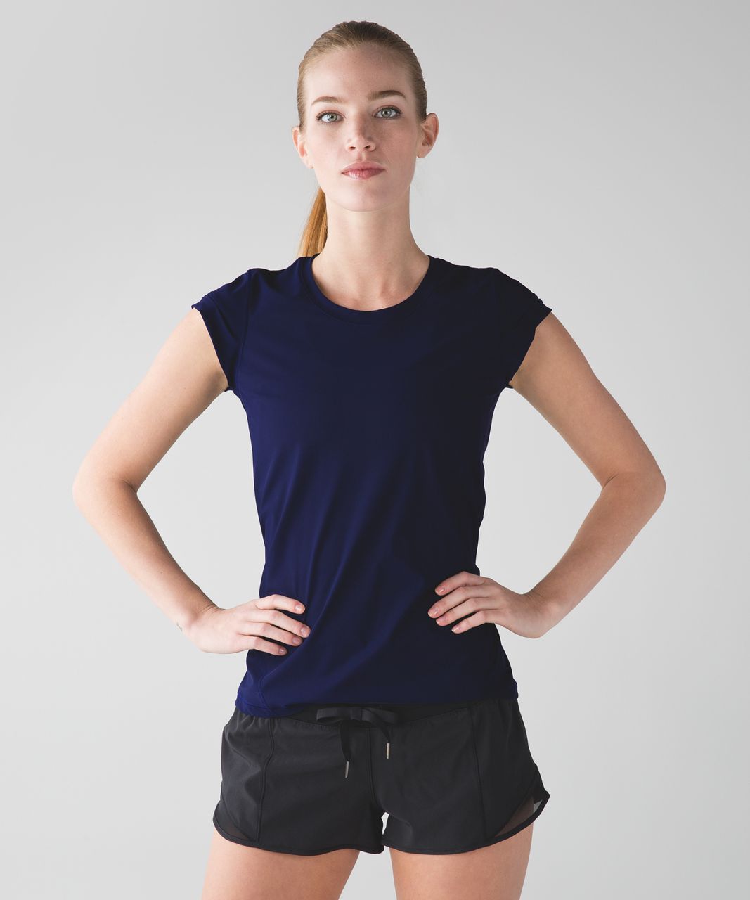 Lululemon Sunaway Runaway Short Sleeve - Hero Blue