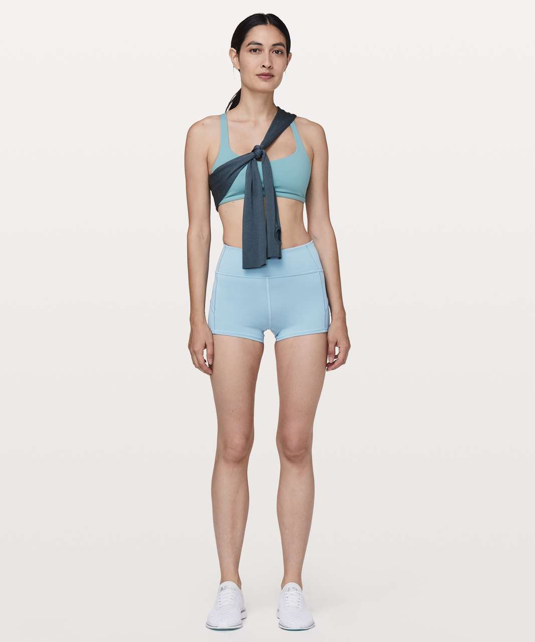 Lululemon In Movement Short *Everlux 2.5" - Cascade Blue