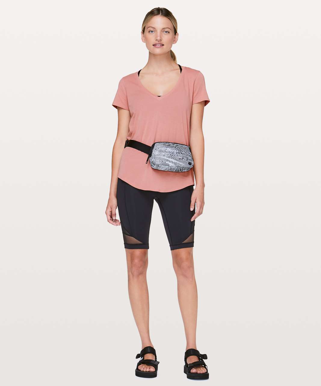 Lululemon Love Tee V - Cinder Rose