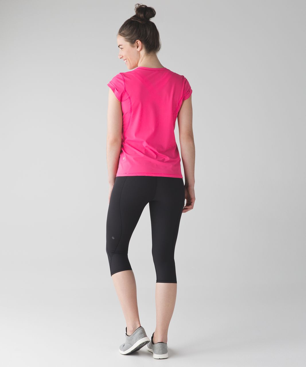 Lululemon Sunaway Runaway Short Sleeve - Boom Juice