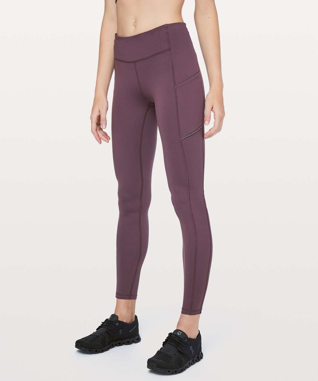 lululemon athletica, Pants & Jumpsuits, Lululemon Speed Tight Ruched Ankle  Purple Legging Size 8