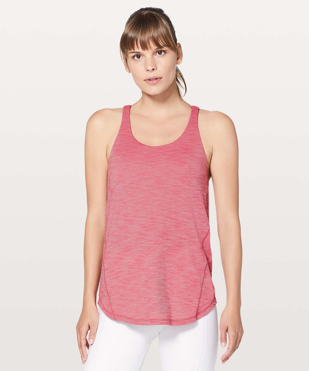 Lululemon Moment To Movement 2-In-1 Tank - Heathered Cherry Tint / Cherry Tint