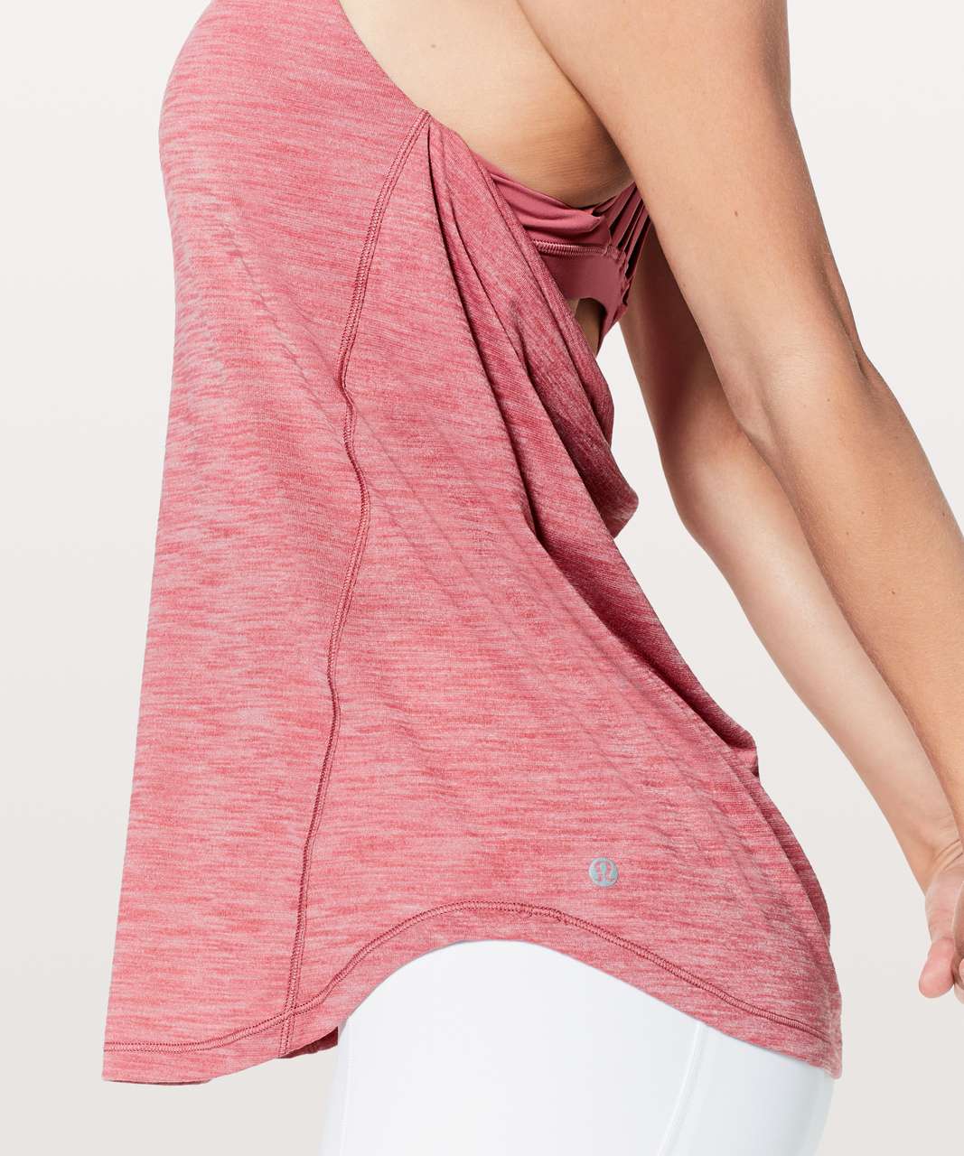 Lululemon Moment To Movement 2-In-1 Tank - Heathered Cherry Tint / Cherry Tint