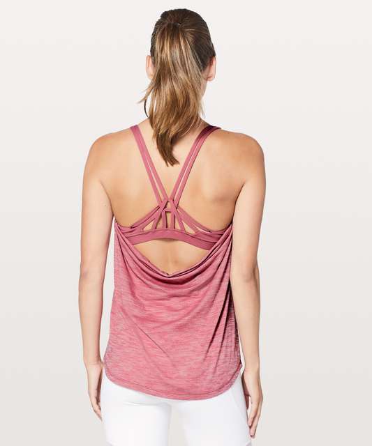 Lululemon Moment To Movement 2-In-1 Tank - Heathered Black / Black - lulu  fanatics