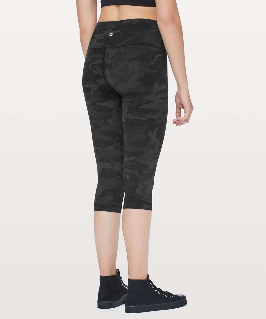 Lululemon Wunder Under Hi-Rise 1/2 Tight *17 - Incognito Camo Multi Grey - lulu  fanatics