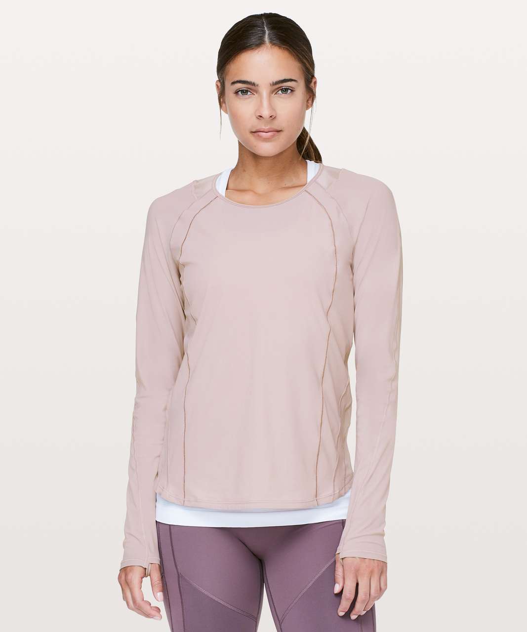 Lululemon Sculpt Long Sleeve - Smoky Blush