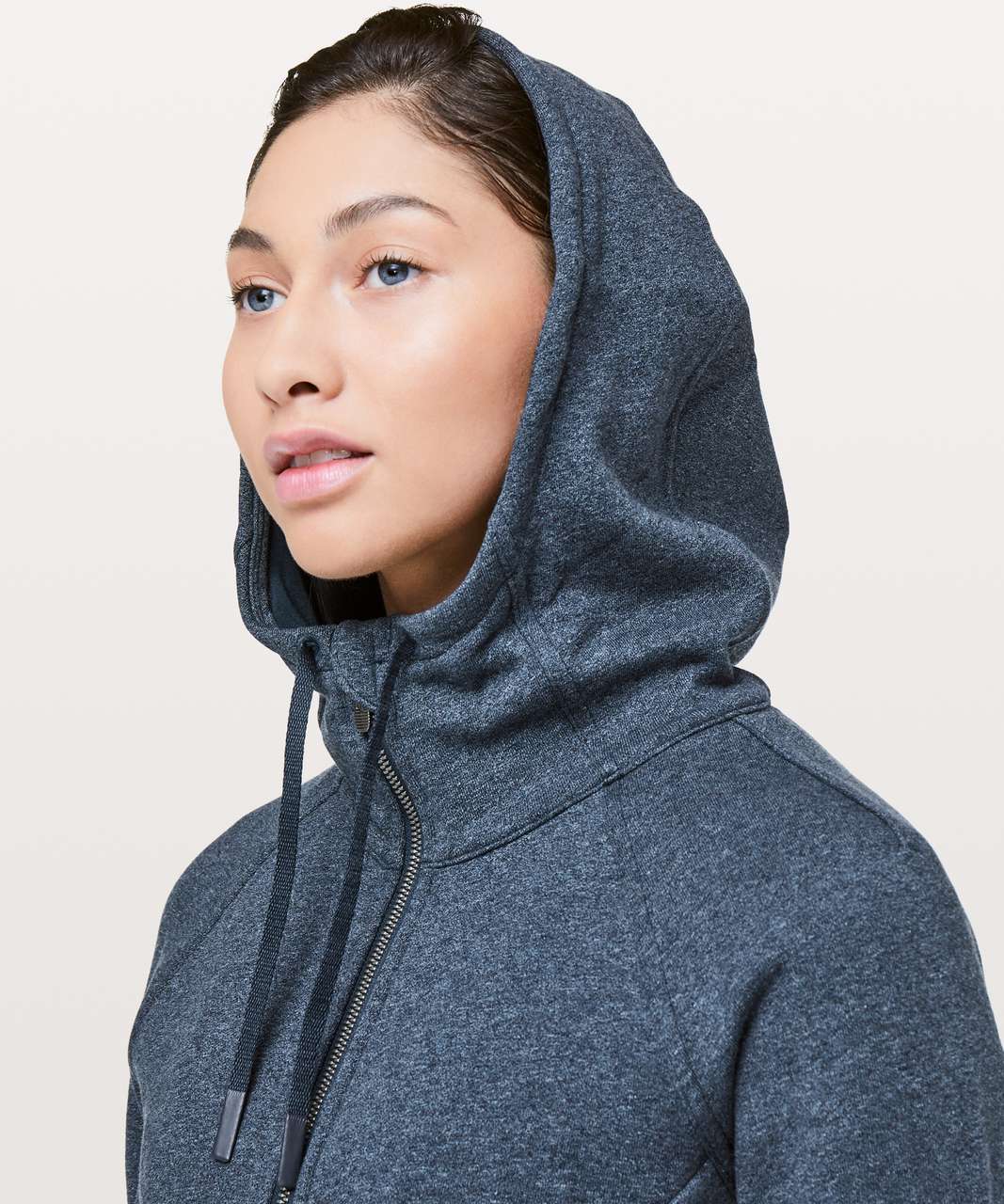 Lululemon Huddle & Hustle Hoodie - Heathered Speckled Jet Blue