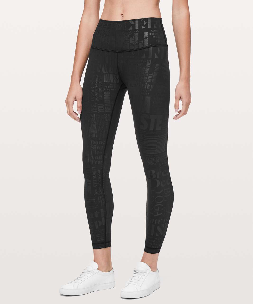 lululemon athletica, Pants & Jumpsuits, Lululemon Wunder Under Crop Foil  Manifesto Bali Breeze 4