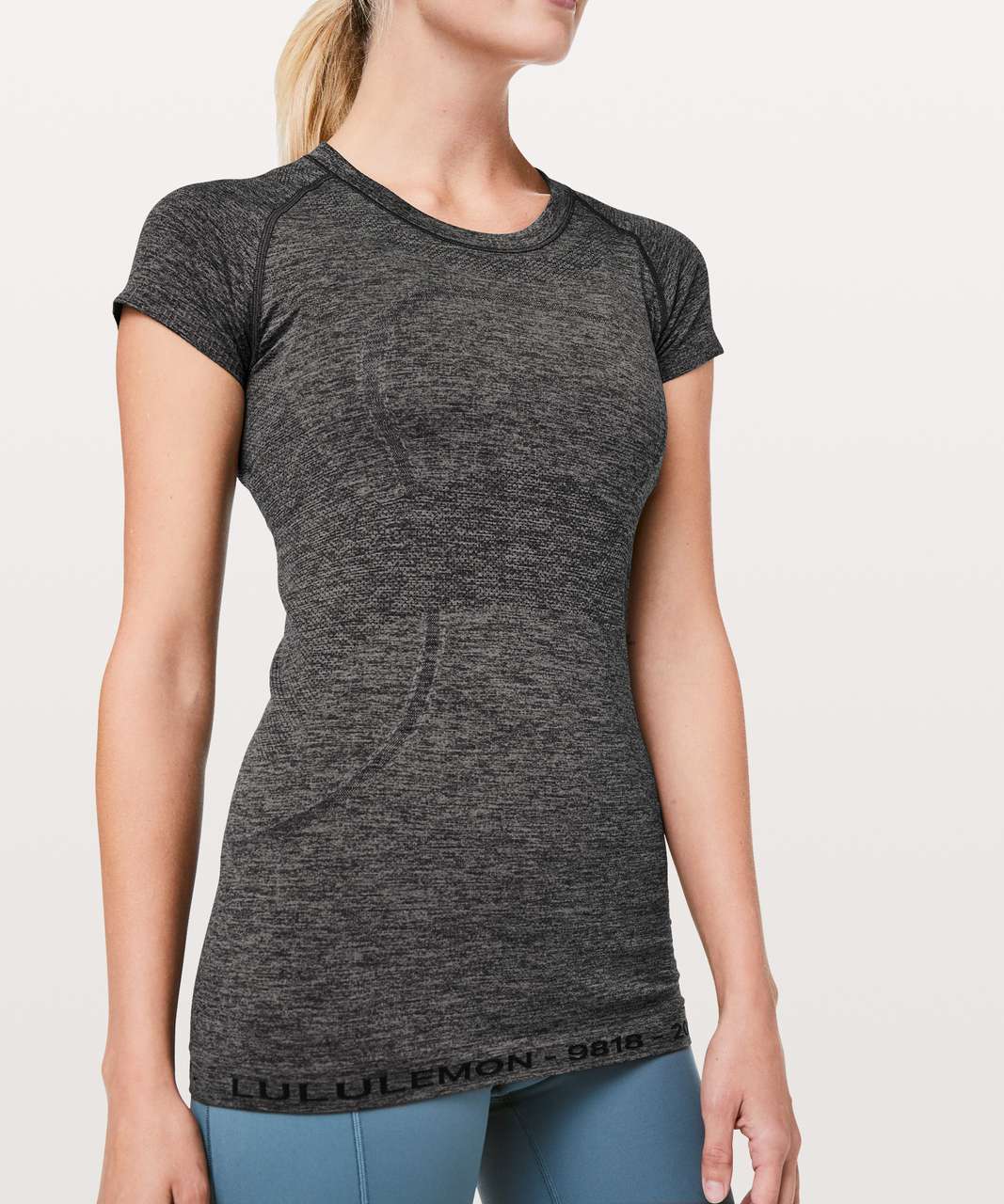 Lululemon Swiftly Tech Short Sleeve Crew *20Y Collection - Black / Anchor