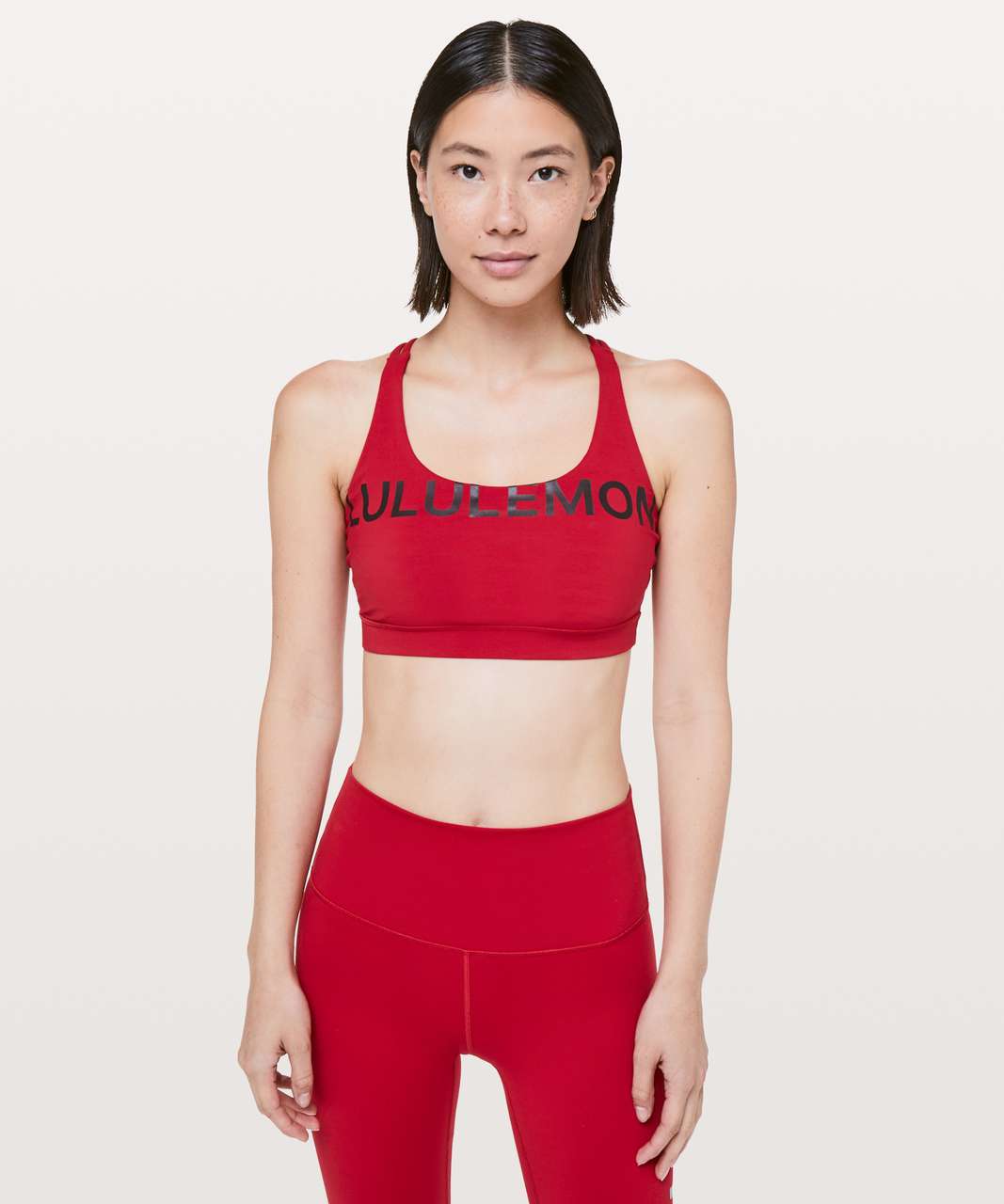 Lululemon Energy Bra *20Y Collection - Dark Red