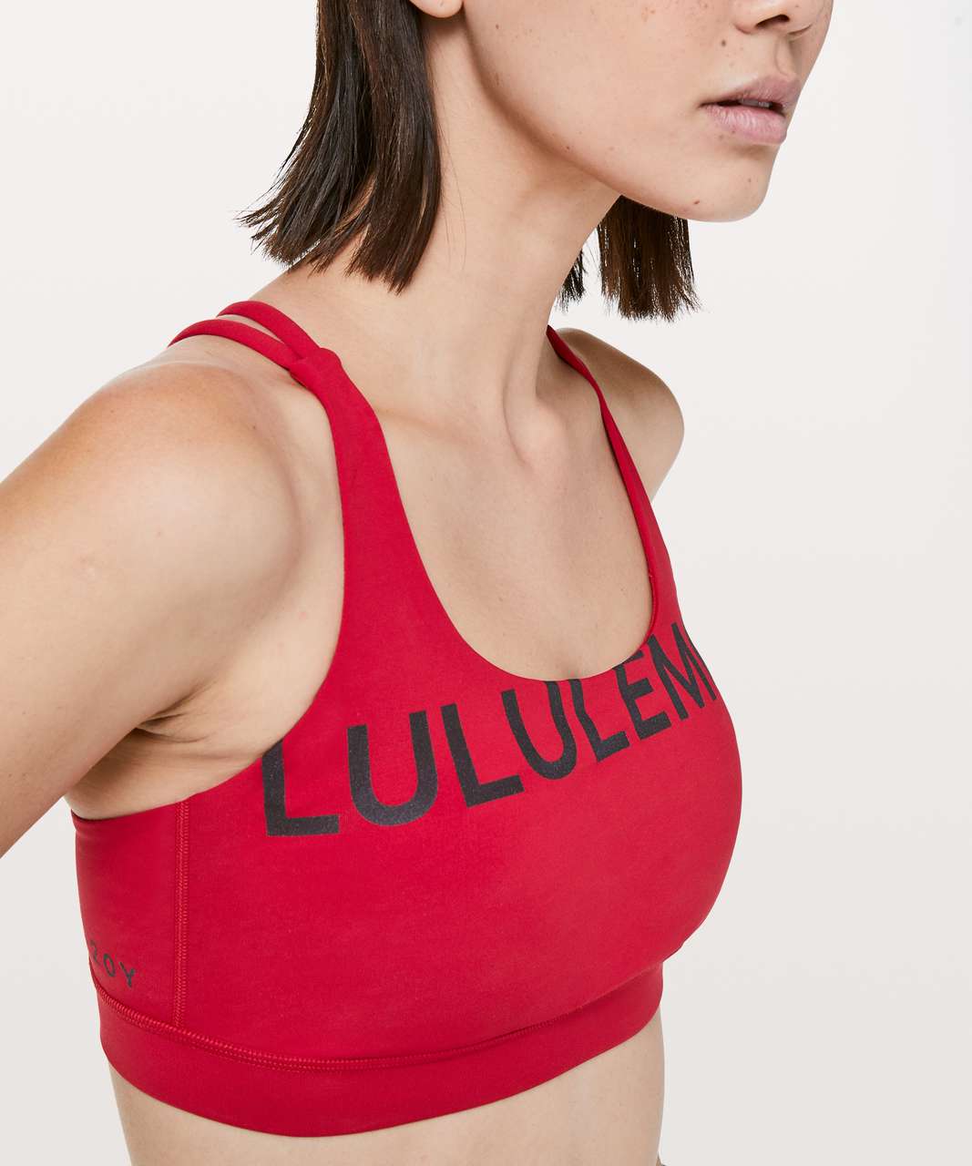 Lululemon Energy Bra *Manifesto - 20YR Manifesto Foil Dark Red - lulu  fanatics