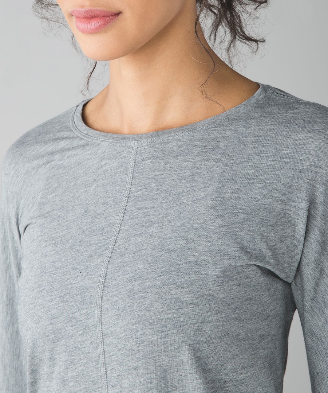 Lululemon Trapeze Long Sleeve - Heathered Medium Grey