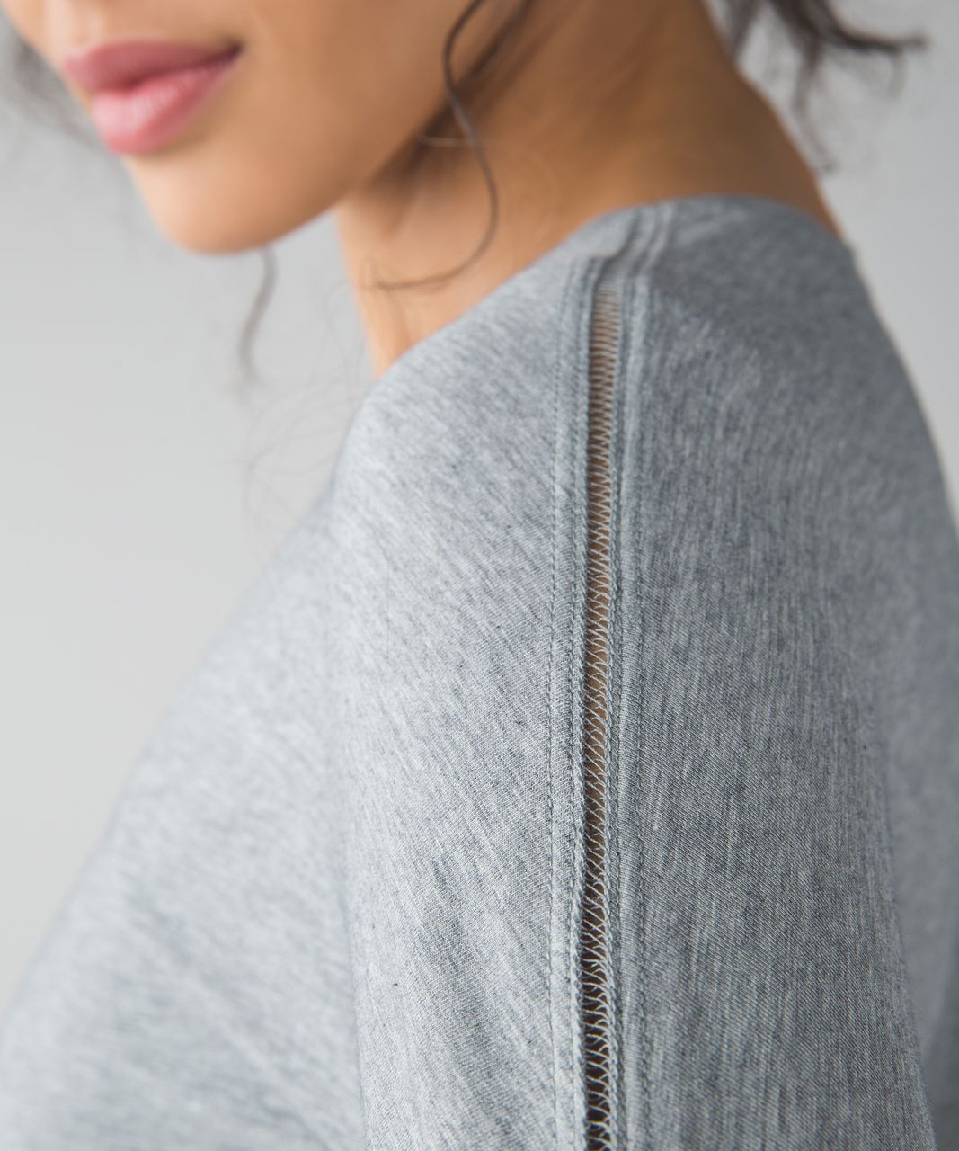 Lululemon Trapeze Long Sleeve - Heathered Medium Grey