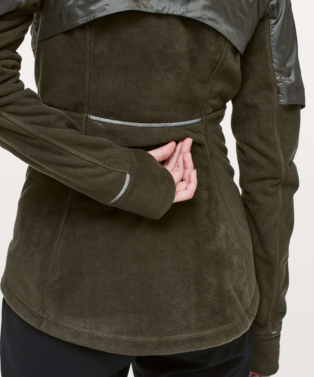 Lululemon Fleece Of Mind Jacket - Dark Olive