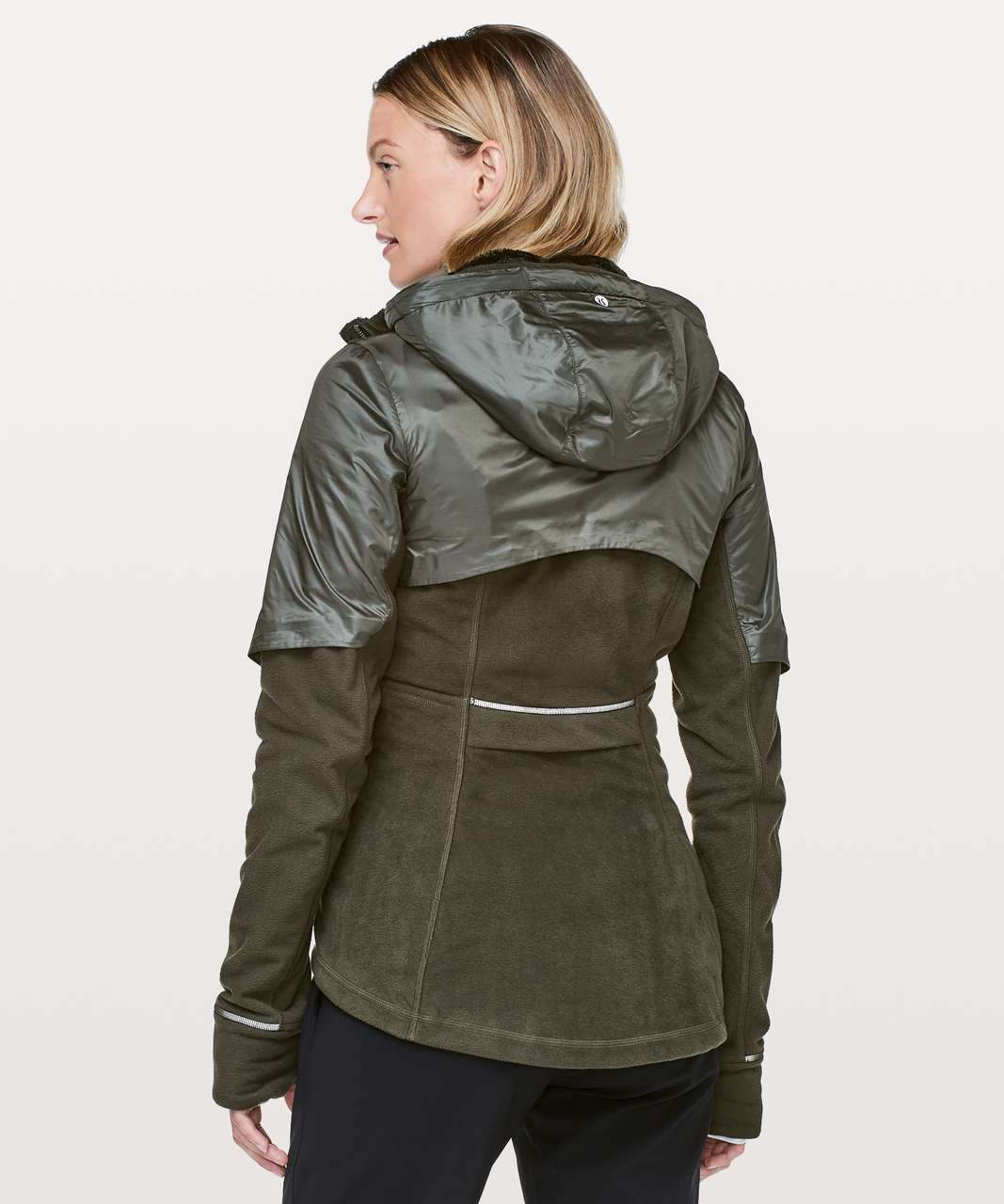 Lululemon Fleece Of Mind Jacket - Dark Olive