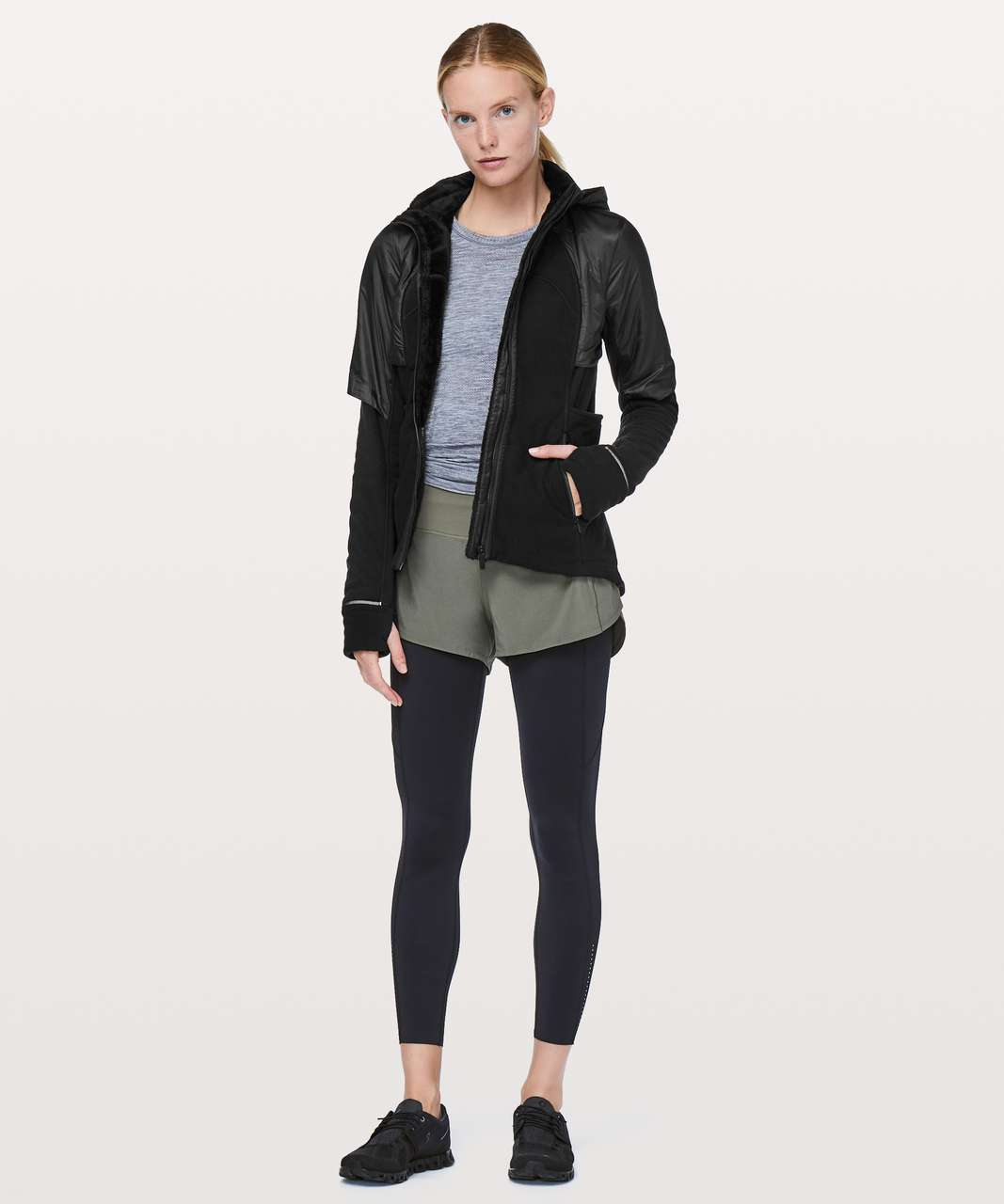 Lululemon Polar Fleece Jogger - Black - lulu fanatics