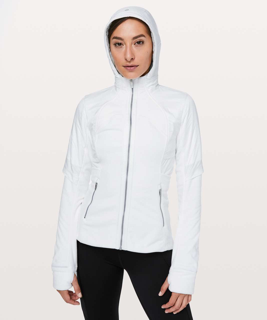 Lululemon Fleece Of Mind Jacket - White