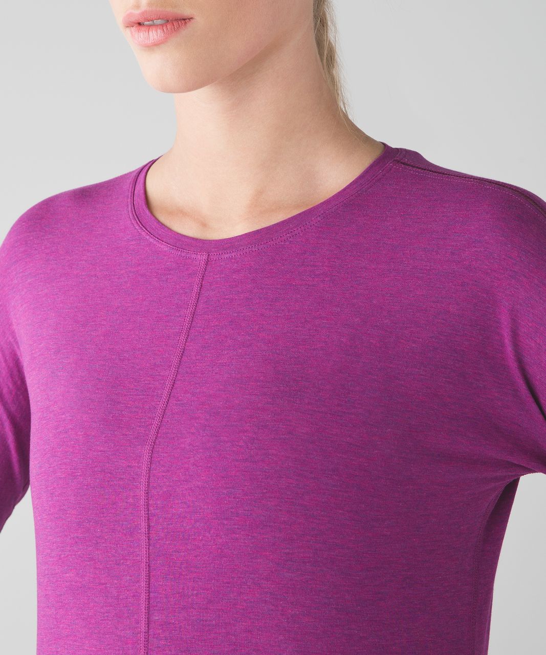 Lululemon Trapeze Long Sleeve - Heathered Regal Plum