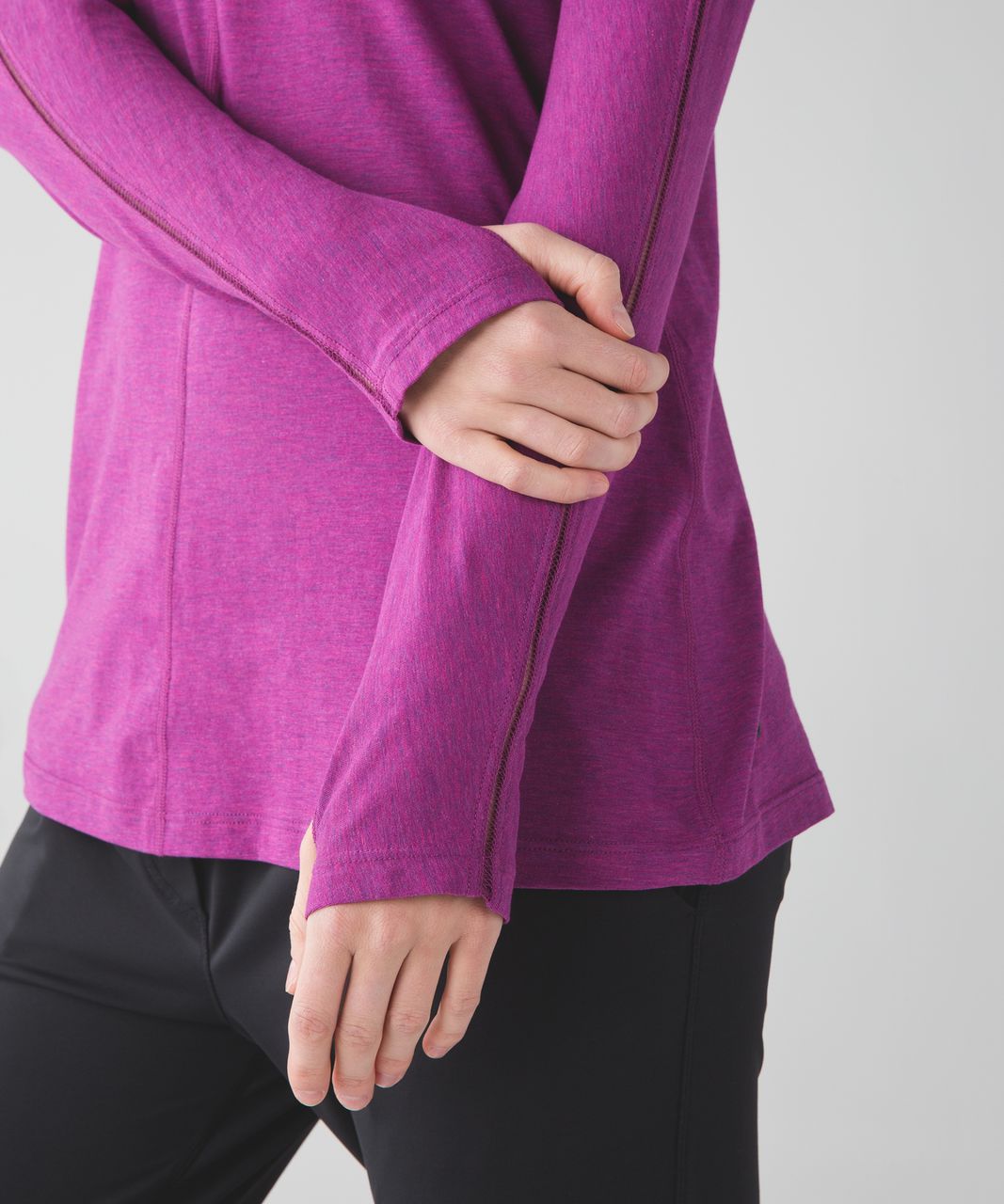 Lululemon Trapeze Long Sleeve - Heathered Regal Plum