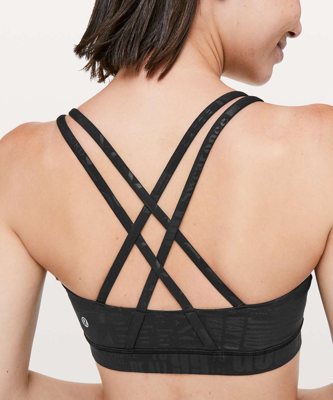 Lululemon Energy Bra *20Y Collection - 20YR Manifesto Embossed Black